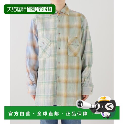 日本直邮NIGEL CABOURN 女士 格纹爷爷衬衫 26050230002410