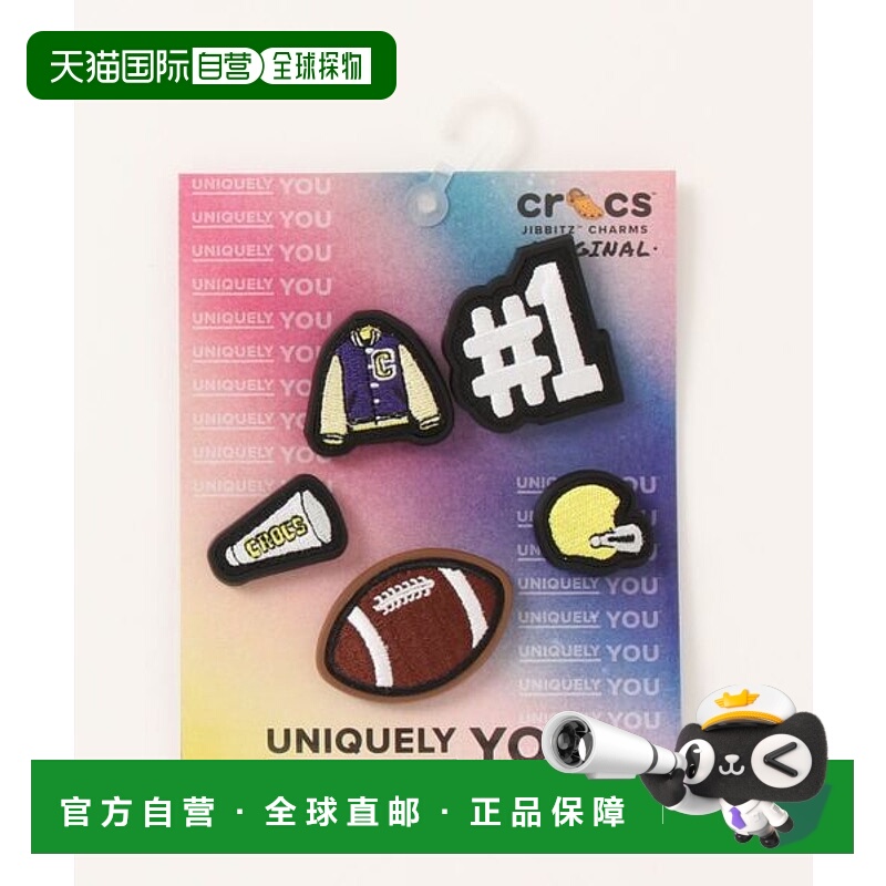 日本直邮crocs Varsity Patch 5 Pack鞋类配饰 [70616611]