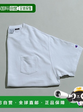 1h可退 日本直邮LOWERCASE×Champion 男装速干休闲口袋T恤 BSMA5