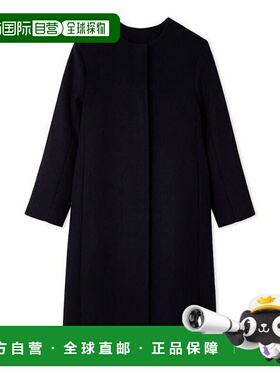 1h可退 日本直邮CELFORD 羊绒混无领大衣羊毛