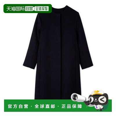 1h可退 日本直邮CELFORD 羊绒混无领大衣羊毛