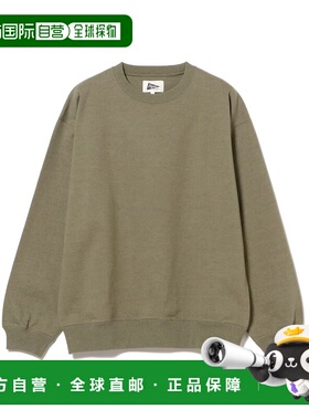 1h可退 日本直邮Pilgrim Surf+Supply 男装 加厚重磅 圆领卫衣 肘