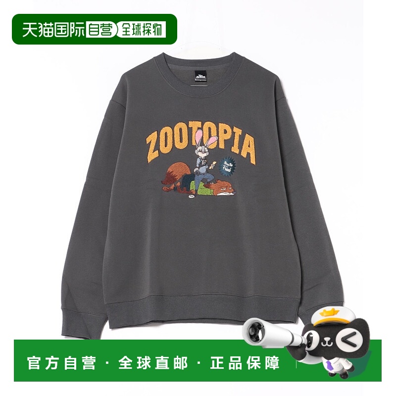 1h可退 日本直邮迪士尼男女同款Zootopia尼克与朱迪摇粒绒连帽卫