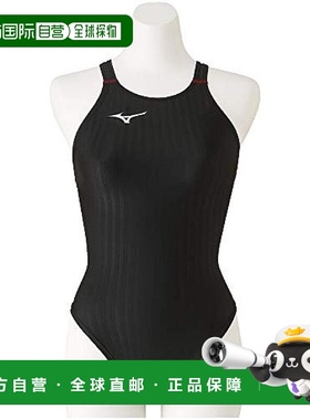 【日本直邮】Mizuno美津浓 泳装女士露背MFINA认证 红色 N2MA0222