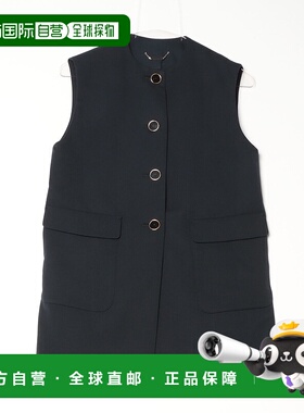 1h可退 日本直邮EFFE BEAMS 女士 修身 绅士风格 长款马甲 梳毛材