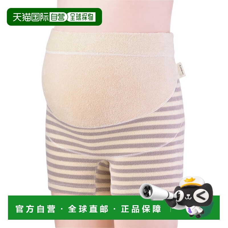 【日本直邮】犬印本铺孕妇柔软腰带裤M灰色HB8393