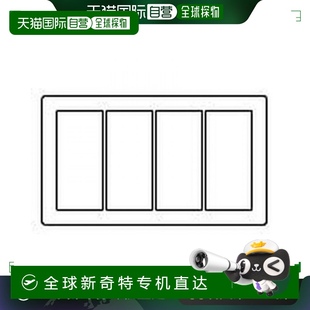 Wide21 Panasonic松下 新金属开关板 2型 WTC920 4连 日本直邮
