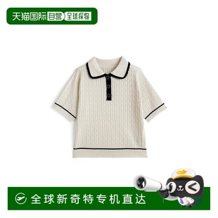 上衣 日本直邮日潮 polo GRL so26 心形按钮针织