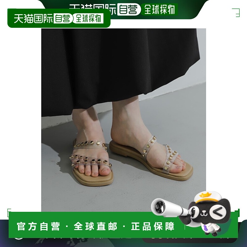 日本直邮SENSE OF PLACE 女士装饰扁平凉鞋 AA452HS007