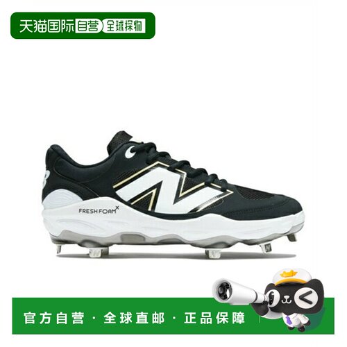 日本直邮New Balance 男士棒球金齿钉鞋 3000 v7 Metal BK7 [运动