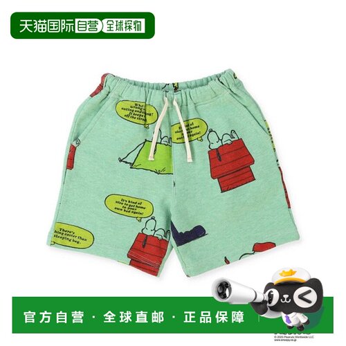 日本直邮DENIM DUNGAREE 丹宁背带裤 SNOOPY 全印花款