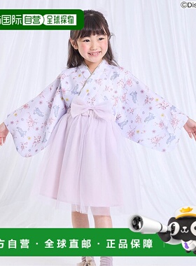 1h可退 日本直邮迪士尼儿童公主系列简易装扮纱裙袴 S175015