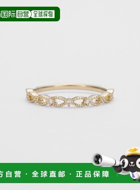 1h可退 日本直邮agete 阿卡朵 Agete阿卡朵 K10钻石小指戒指 女士