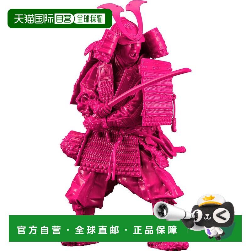 日本直邮PLAMAX 1/12 镰仓时代武士盔甲 - 山茶花图案 - 粉色模型