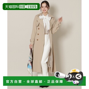 1h可退 日本直邮WILLSELECTION 女装 原创印花 宽松长款风衣 半身