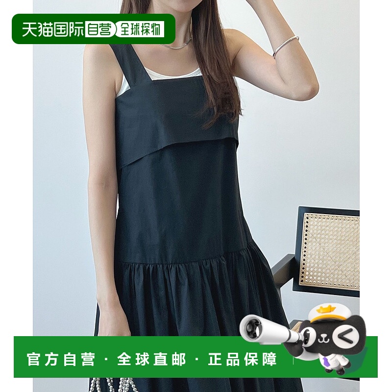 1h可退 日本直邮Futier land 女士2WAY宽肩带褶皱连衣裙 13251320