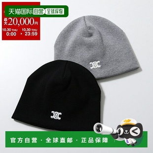 便帽羊毛针织帽AA0B60J71.08GC Triomphe 女士 日本直邮CELINE