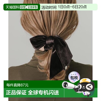 1h可退 日本直邮官方授权 SMELLY 天鹅绒蝴蝶结发圈发饰发绳