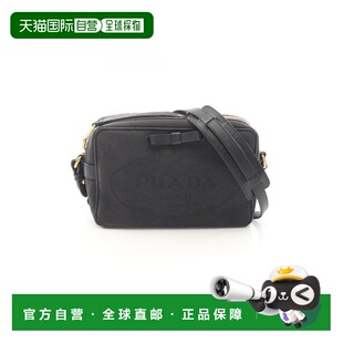 日本直邮中古Prada普拉达女包A级95新Shoulder bag肩包帆布斜挎包