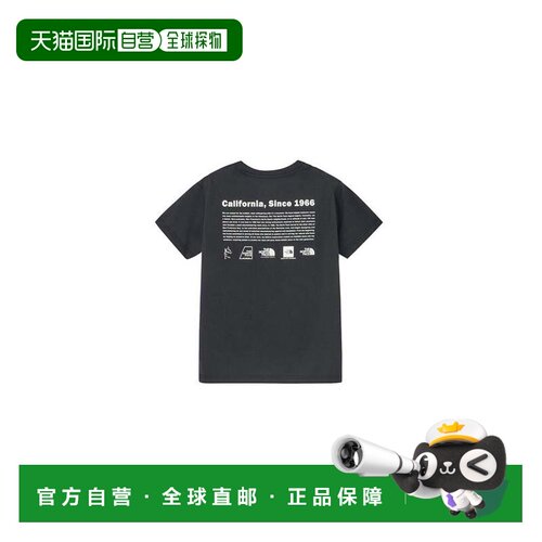 日本直邮THE NORTH FACE 儿童S码短袖历史标志T恤
