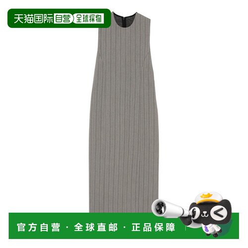 日本直邮CLANE 女装 千鸟格后背透视连衣裙 12651【付后1h可退】