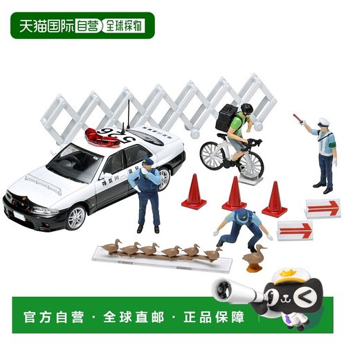 【日本直邮】Tomytec多美卡 塑料模型 警车、警察套装 321590