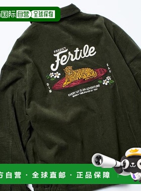 1h可退 日本直邮官方授权 FREAK'S STORE 宽松版型刺绣灯芯绒夹克