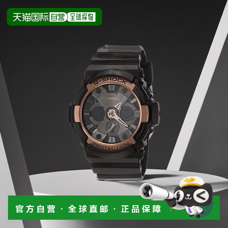 CASIO卡西欧男士手表GA-200RG-1A潮流百搭黑色腕腕表石英防水