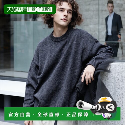 1h可退 日本直邮FREAK'S STORE 男士 宽松 可机洗 圆领针织衫 123