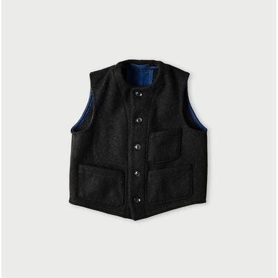 日本直邮45R 羊毛呢908圆领背心