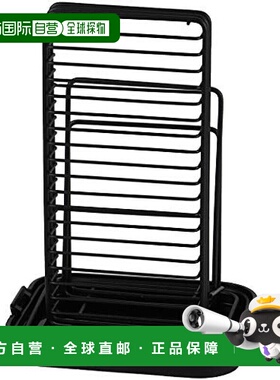 【日本直邮】Pearl Metal珍珠金属收纳架黑色实用可拆卸AZ-5100