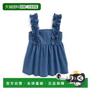 GRL dh1284牛仔裤 肩部荷叶边 牛仔上衣 背心 peplum 日本直邮日潮