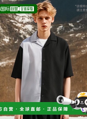 1h可退 日本直邮AZUL BY MOUSSY 男士冷感双色衬衫 251HAB30199E