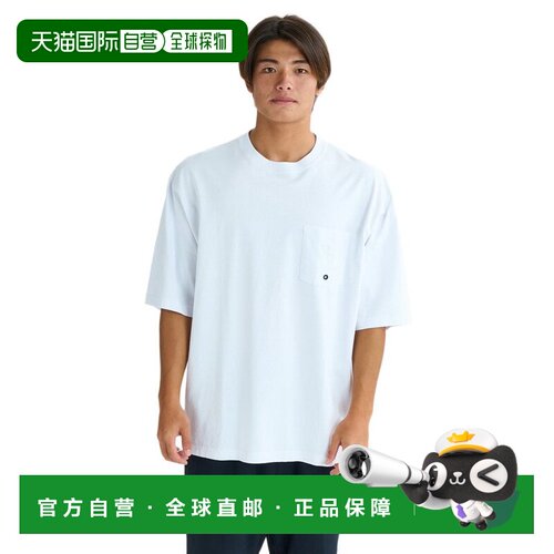 日本直邮Quiksilver 男士泡泡口袋短袖T恤 25SUQST252015WHT 白色