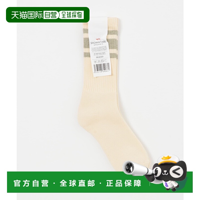 1h可退 日本直邮decka 女士 80年代滑板袜 棉质混纺 简约休闲袜 L