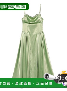 1h可退 日本直邮DREAM sister jane 女装 调节肩带 缎面中长连衣