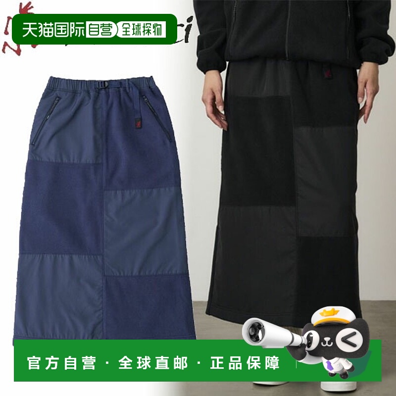 日本直邮GRAMICCI 女士保暖羊毛贴片裙 G5FW-SK008 保暖羊毛贴片
