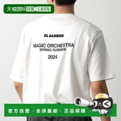 SANDER 男士 T恤 日本直邮JIL J22GC0173 J46219 短袖 剪裁棉质圆领
