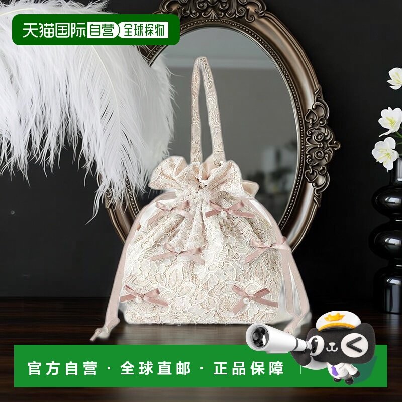 日本直邮日潮 GRL蕾丝缎带束口袋tu1609单肩包手提包,箱包皮具/热销女包/男包,通用款女包,淘宝优惠券,粉丝福利购,淘宝优惠卷