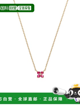日潮跑腿Vendome K18黄金彩石项链 红色 43cm 60424966钻石蓝宝石