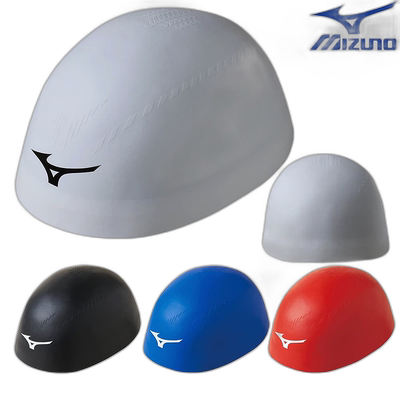 日本直邮Mizuno 游泳竞赛用硅胶泳帽 GXSONIC RC N2JWA502
