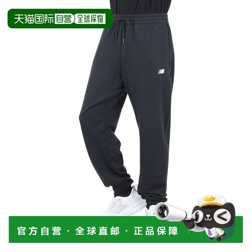 日本直邮New Balance 男士运动裤 小标慢跑裤 MP41519BK 黑色