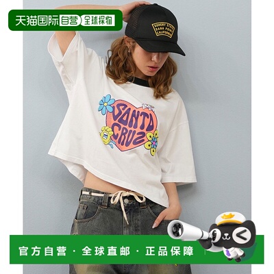 1h可退 日本直邮SANTA CRUZ 女士夏季潮流印花短袖T恤 502252435