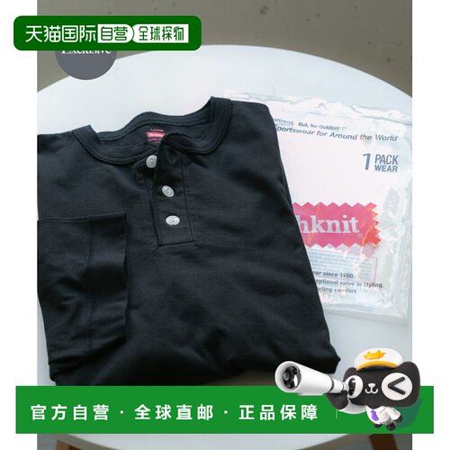 日本直邮Healthknit 男士 亨利领T恤（Healthknit×SENSE OF PLAC