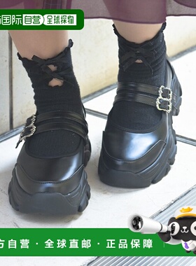 1h可退 日本直邮axes femme 女装 2连带玛丽珍厚底轻便运动鞋 VR6