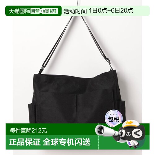 1h可退 日本直邮BEN DAVIS 男女通用大容量口袋帆布肩背包 209256