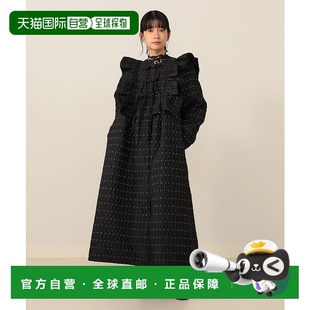 1h可退 日本直邮CAROLINA GLASER 女装 优雅荷叶边长款外套 亮片