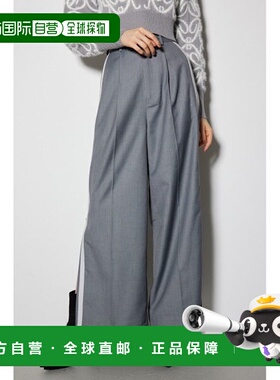 日本直邮Rienda 侧边双线条长裤 [86329229]休闲裤阔腿裤