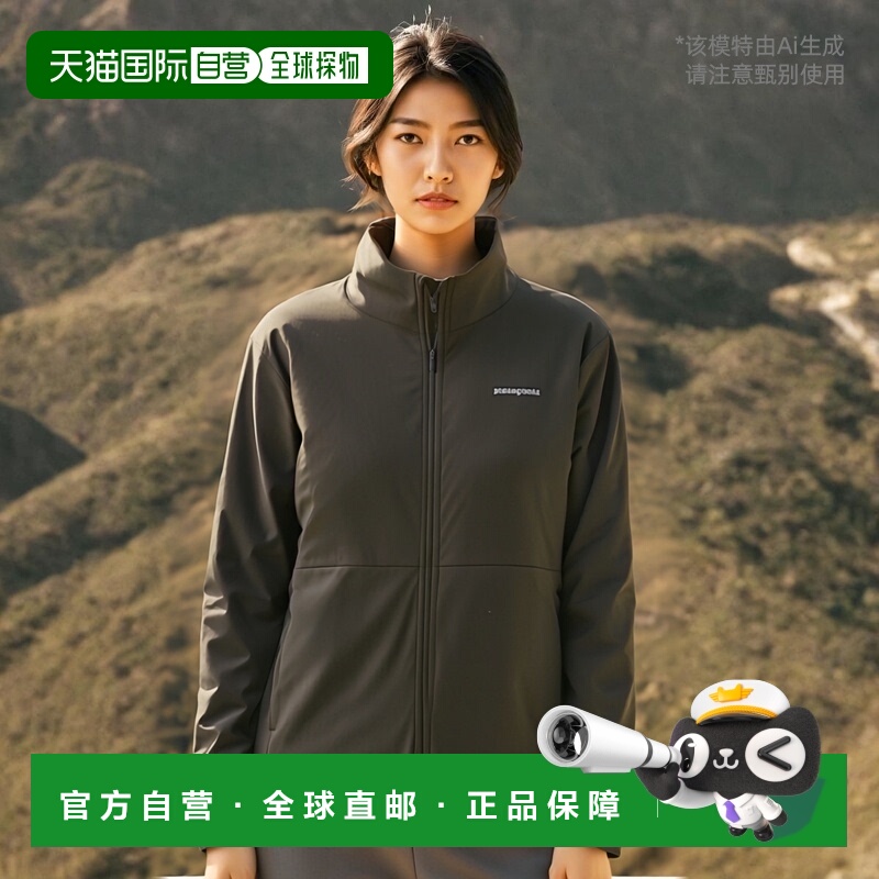 日潮跑腿patagonia巴塔哥尼亚 女式防风夹克 BLK XS 24098