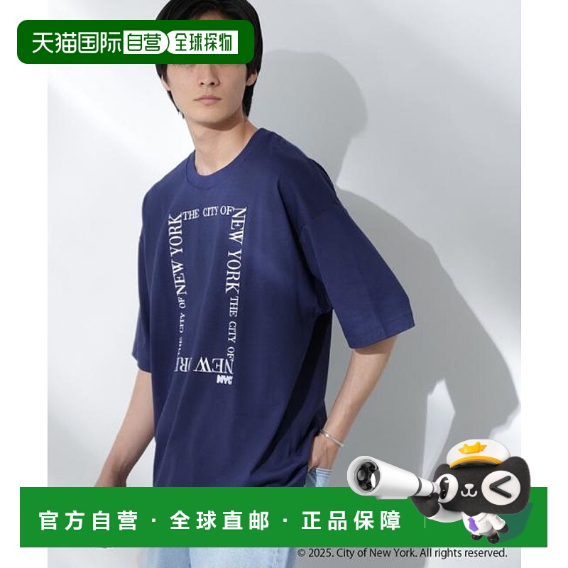 1h可退 日本直邮NANO universe Anti Soaked(R)×NYC 方形刺绣 防